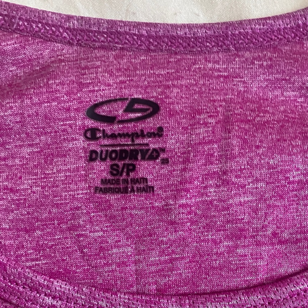 Champion and FILA Women's Gray and Pink T-Shirts - Picture 6 of 7